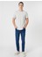 3SAL40028MD Orta Indigo Mid Kadın Pamuk Denim Pantolon 1