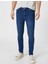3SAL40028MD Orta Indigo Mid Kadın Pamuk Denim Pantolon 3