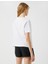 3SAL10026IK 010 Ekru Genç Kız Pamuk Jersey Kısa Kollu O Yaka T-Shirt 2