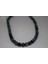 Kar Tanesi Obsidyen Taşı Yarım Dizi 6mm (18CM Uzunluğundadır) 2