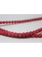 Lav Taşı Kırmızı Renkli Yarım Dizi 6mm (18CM Uzunluğundadır) 5