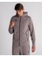 Koradi Erkek Gri Melanj Fermuarlı Eşofman Üst 1