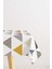 Gri Sarı Geometrik Desenli Masa Örtüsü CGH078-MS 1