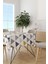 Gri Sarı Geometrik Desenli Masa Örtüsü CGH078-MS 2