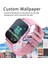 Akıllı Saatler Bluetooth Çağrı Sıcaklık Ölçme Sağlık İzleme Spor Saat (Yurt Dışından) 5