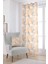 Krem Siyah Modern Dekoratif Siluet Desenli Dijital Baskılı Perde CGH1094-PR 1