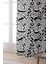 Siyah Beyaz Modern Geometrik Desenli Dijital Baskılı Perde CGH105-PR 2