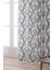 Gri Beyaz Damask Desenli Dijital Baskılı Perde CGH115-PR 2