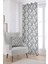 Gri Beyaz Damask Desenli Dijital Baskılı Perde CGH115-PR 1