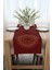 Kırmızı Bordo Ramazan Temalı Motif Desenli Dijital Baskılı Runner CGH1286-RN 2