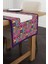 Pembe Mor Ramazan Temalı Motif Desenli Dijital Baskılı Runner CGH1336-RN 1