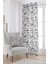 Beyaz Siyah Modern Dekoratif Dijital Baskılı Perde CGH106-PR 1