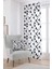 Beyaz Siyah Modern Geometrik Dijital Baskılı Perde CGH245-PR 1