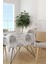 Siyah Gri Modern Figür Desenli Masa Örtüsü CGH246-MS 2