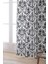 Siyah Beyaz Etnik Damask Desenli Dijital Baskılı Perde CGH343-PR 2