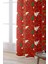 Kırmızı Yeşil Yılbaşı Temalı Desenli Dijital Baskılı Perde CGH297-PR 2