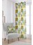 Sarı Mavi Modern Leopar Desenli Dijital Baskılı Perde CGH356-PR 1