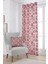 Pembe Siyah Dekoratif Meyve Desenli Dijital Baskılı Perde CGH598-PR 1