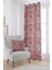 Pembe Retro Vintage Desenli Dijital Baskılı Perde OTYK022-PR 1
