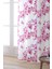 Beyaz Pembe Orkide Desenli Dijital Baskılı Perde OTYK768-PR 2