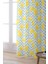 Beyaz Sarı Limon Desenli Dijital Baskılı Perde OYTYK935-PR 2