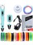 Teknoartshop Mavi 3D Pen Üç Boyutlu Kalem 5 Metre 10 Adet Filement ve Adaptor ile Birlikte (50 Metre) 2