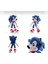 Sonic Peluş Dev Boy 35CM Boom Hedgehog Arkadaşları Figür Peluş Oyuncak Büyük Boy Amy Rose 2