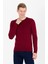 Erkek Bordo Triko Kazak 50251887-VR014 2