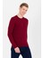 Erkek Bordo Triko Kazak 50251887-VR014 4