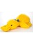 Unisex Çocuk Sarı Sevimli Yatan Ördek Peluş Oyuncak 40 cm 1