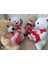 Kalp Tutan 50 cm Beyaz Peluş Ayıcık 3