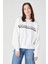 Wrangler Regular Fit Normal Kesim Pamuk Bisiklet Yaka Beyaz Sweatshirt 1