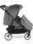 Babyhope City Twin Ikiz Bebek Arabası BH-3077 Gri 2