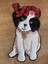 30X14 cm Pul Payetli Peluş Köpek Aplike Arma Yama Dikiş Aksesuarı 1