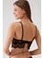 2'li Ekonomik Paket Pudra-Siyah 4731001-2 Rome Balenli Soft Push Up Dantelli Sütyen Set 4