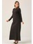 Siyah Cepli Sıfır Yaka Elbise DM0321 4