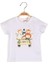 Erkek Bebek Baskılı Beyaz T-Shirt 1