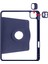 iPad Air 5 2022 10.9" M1 Uyumlu Kılıf 360 Dönebilen Kalem Bölmeli Yatay Dikey Standlı Akıllı Kapak 5