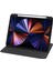iPad Pro 11 2020 Uyumlu Kılıf 360 Dönebilen Kalem Bölmeli Yatay Dikey Standlı Akıllı Kapak 4
