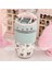 Kawaii Sanrio Cam Saman Bardak Karikatür Melodi Kuromi Cınnamoroll Sevimli Kahvaltı Süt Kahve Fincanı Öğrenci Dışarı Çıkmak Taşınabilir (Yurt Dışından) 1