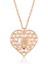 ​Gümüş Rose Kişiye Özel Kalbin Içinde Kalp Bayan Kolye 1