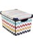 Style Box Colored Zigzag Oyuncak Saklama Kutusu - 20 Litre 2