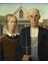 Grant Wood - Amerikan Gotiği PixArt Sanat Elmas Mozaik Tablo Diamond Türkiye 40*60 1