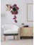 Yapay Çiçek Saksıda Sarkan Begonvil Fuşya 3 Dal Bodrum Çiçeği 60*23CM 4