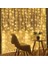 LED Perde Işık Fişli Özel Günler Baby Shower Kutlama Doğumgünü Dekoratif 12 Saçaklı 216 LED Lambalı 3*2 Metre 3