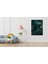 Yesil Yapraklar Ve Gold Cerceve 40 x 60 Elmas Mozaik Tablo 2