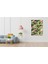 Pembe Cicekli Yaprak Desen 43 x 74 Elmas Mozaik Tablo 2
