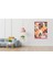 Renkli Yaprak Desen 40 x 60 Elmas Mozaik Tablo 2