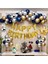 Altın Happy Birthday Zincir Balon Set 1