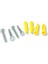 10MM Sarı Plastik Dübel + Vida 100ADET (13 Anahtar Başlı) 2